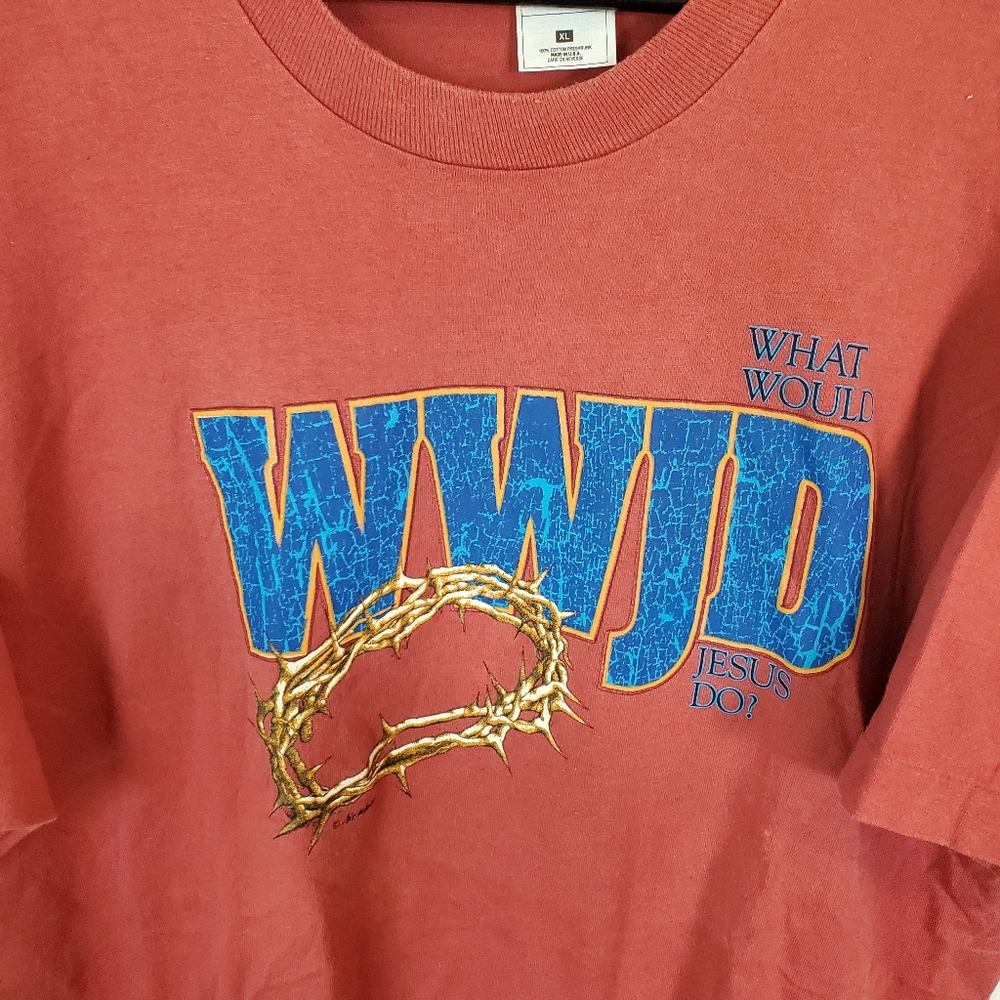 VTG WWJD TSHIRT - Picture 7 of 8